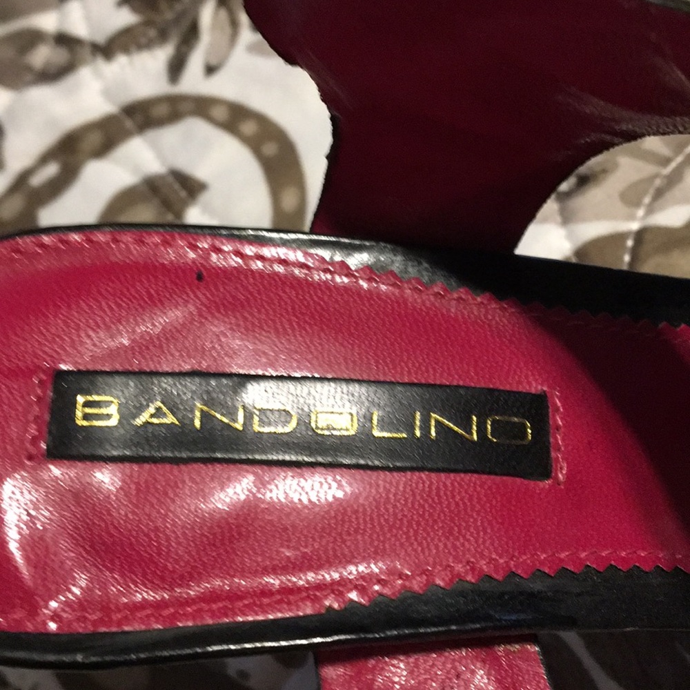 Bandolino black leather sandals - Picture 3 of 7
